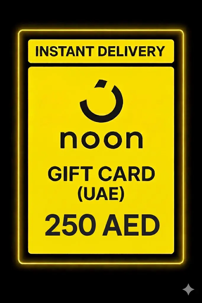 Noon Gift Card (UAE) - 250 AED Noon Gift Card (UAE) - 250 AED