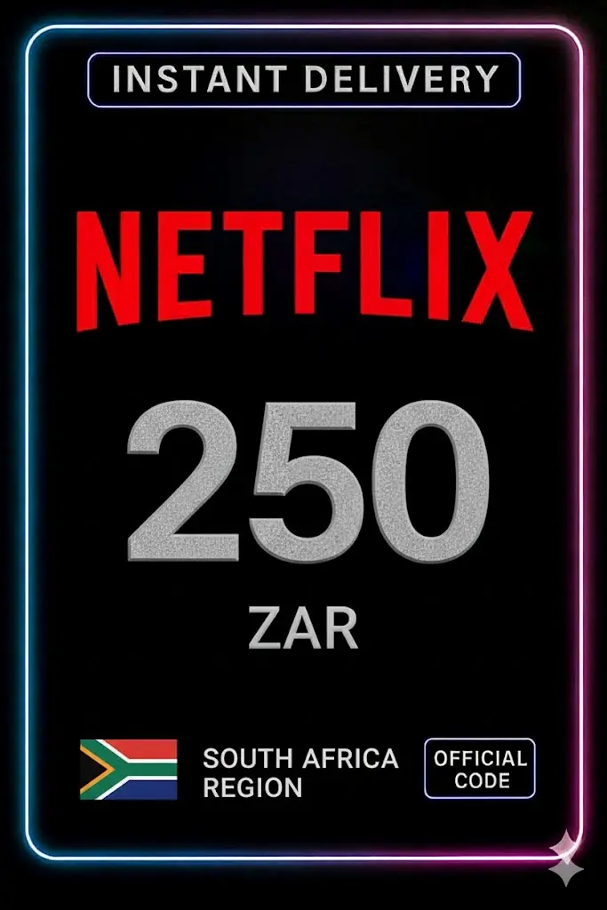 Netflix礼品卡 250南非兰特 Netflix礼品卡 250南非兰特