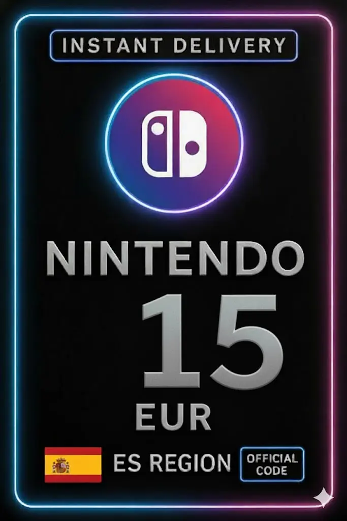 Cartão eShop da Nintendo - 15€ (Espanha) Cartão eShop da Nintendo - 15€ (Espanha)
