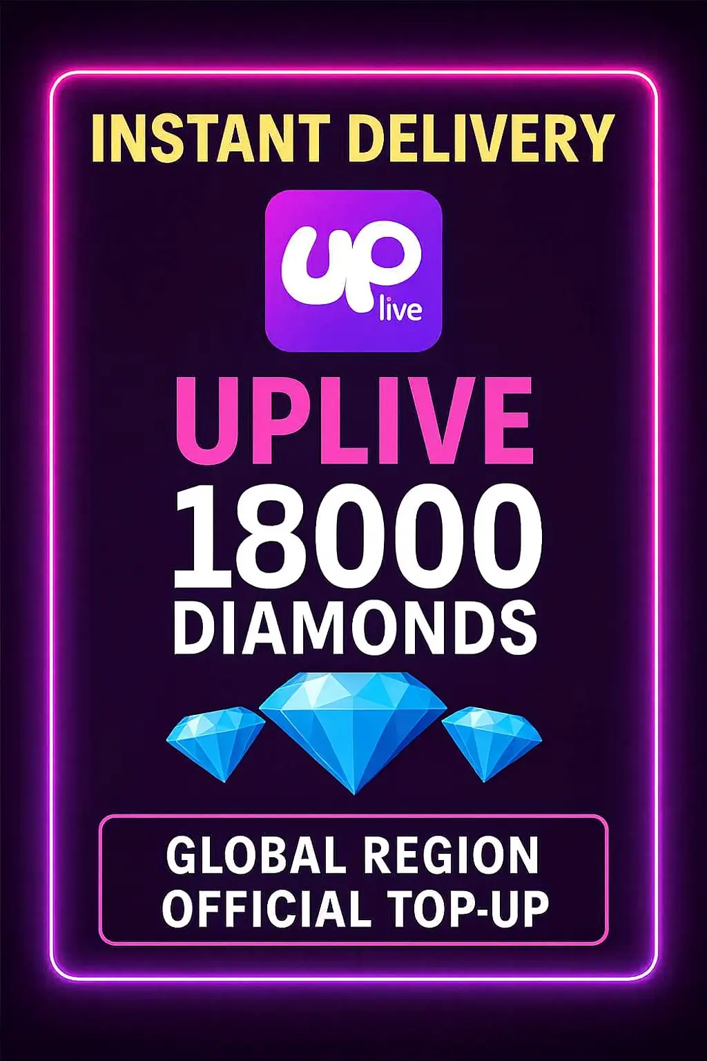 UPlive 18000 Diamonds (Top-Up) UPlive 18000 Diamonds (Top-Up)