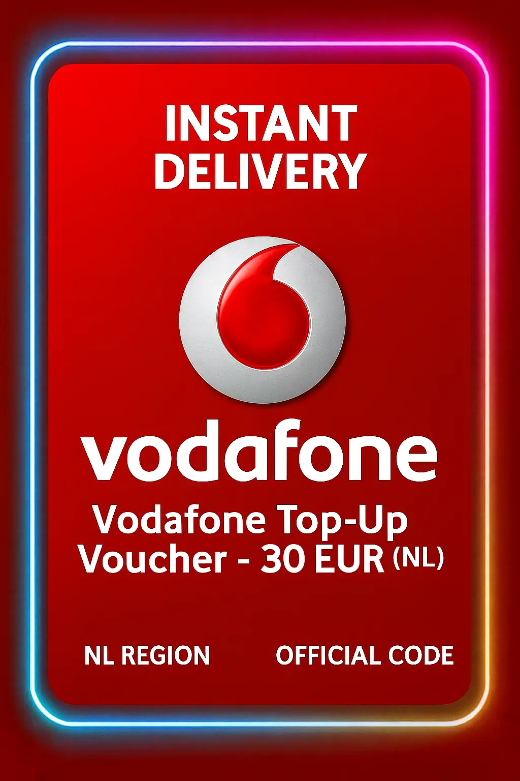 Vodafone Top-Up Voucher - 30 EUR (NL) Vodafone Top-Up Voucher - 30 EUR (NL)