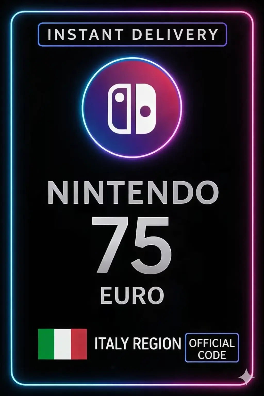 Nintendo eShop Card - 75€ (Italy) Nintendo eShop Card - 75€ (Italy)