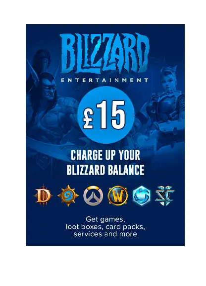 Battlenet сыйлық картасы Ұлыбритания балансы £15 Battlenet сыйлық картасы Ұлыбритания балансы £15