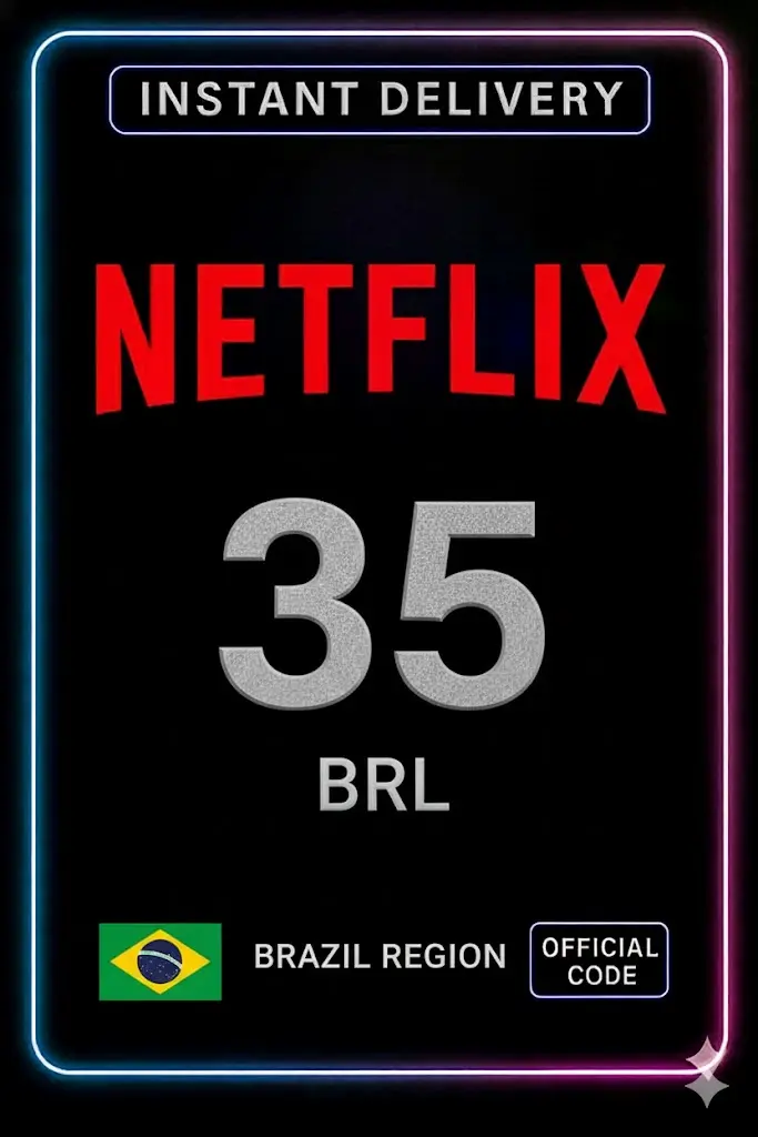 Netflix gjafakort 35 BRL BR Netflix gjafakort 35 BRL BR