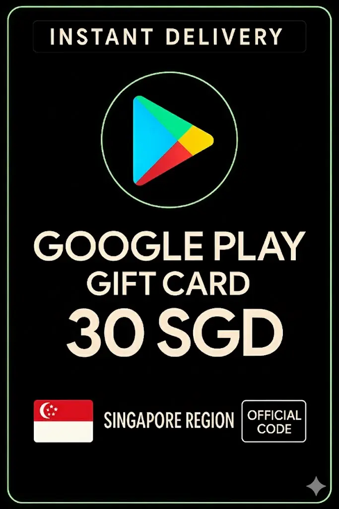 Google Play Gift Card - Singapore SGD 30 Google Play Gift Card - Singapore SGD 30