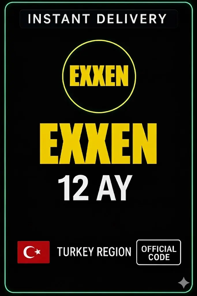 Exxen 12 Ay Üyelik (Reklam Var) Exxen 12 Ay Üyelik (Reklam Var)