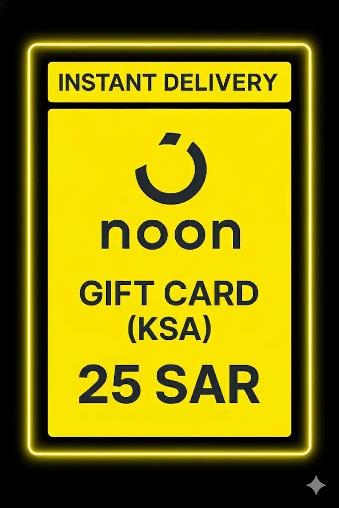Noon Gift Card (KSA) - 25 SAR Noon Gift Card (KSA) - 25 SAR