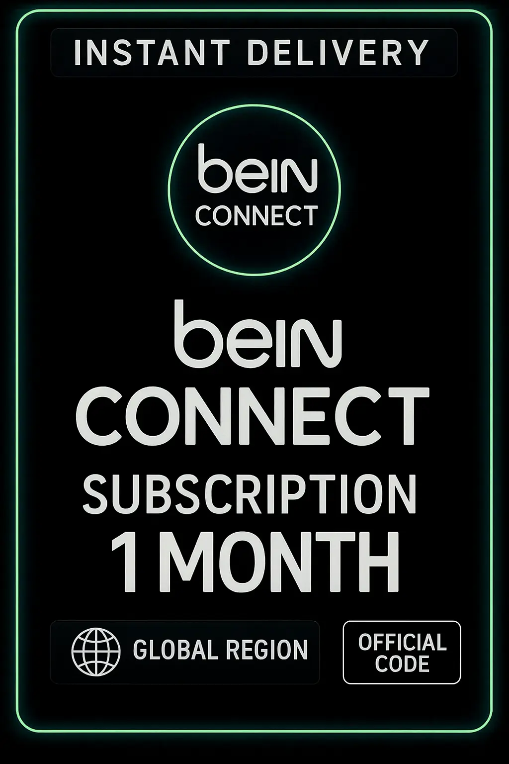 beIN Connect 1 mána áskrift (INT) beIN Connect 1 mána áskrift (INT)