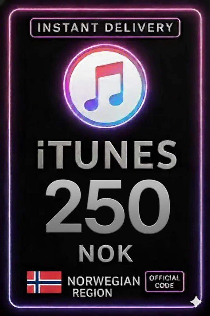 iTunes Hədiyyə Kartı 250 NOK NO iTunes Hədiyyə Kartı 250 NOK NO