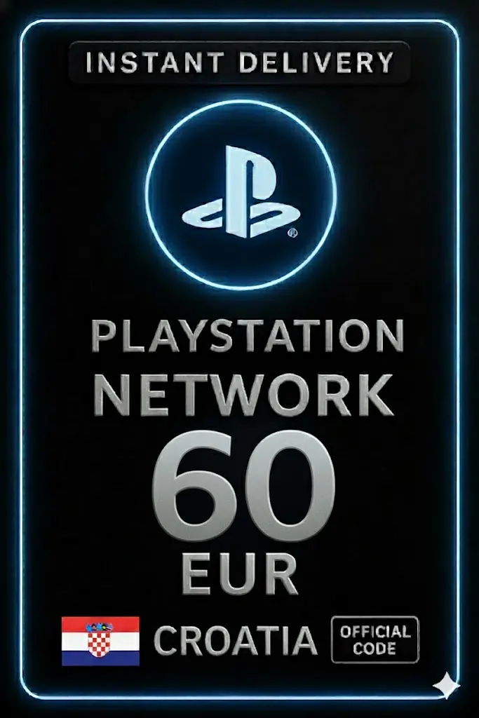 PSN karta Chorvatsko - 60 EU HR PSN karta Chorvatsko - 60 EU HR