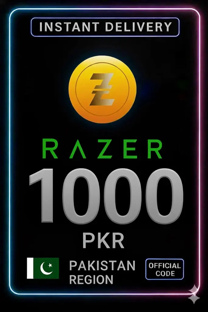 Razer Gold Пакистан PKR 1000 Razer Gold Пакистан PKR 1000
