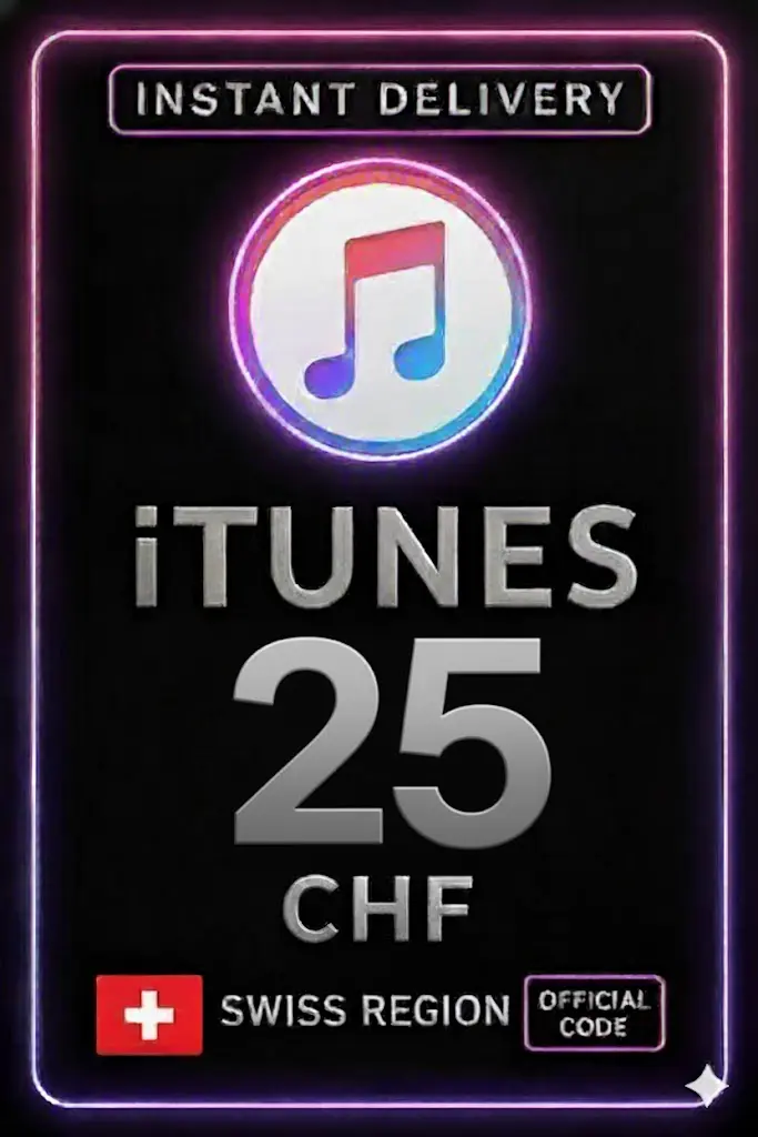 iTunes dárková karta 25 CHF CH iTunes dárková karta 25 CHF CH