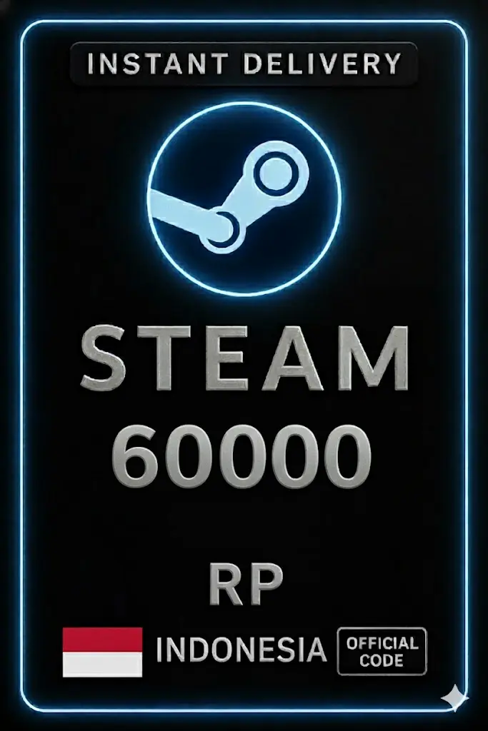Código de Wallet de Steam Indonesia Rp 60000 Código de Wallet de Steam Indonesia Rp 60000
