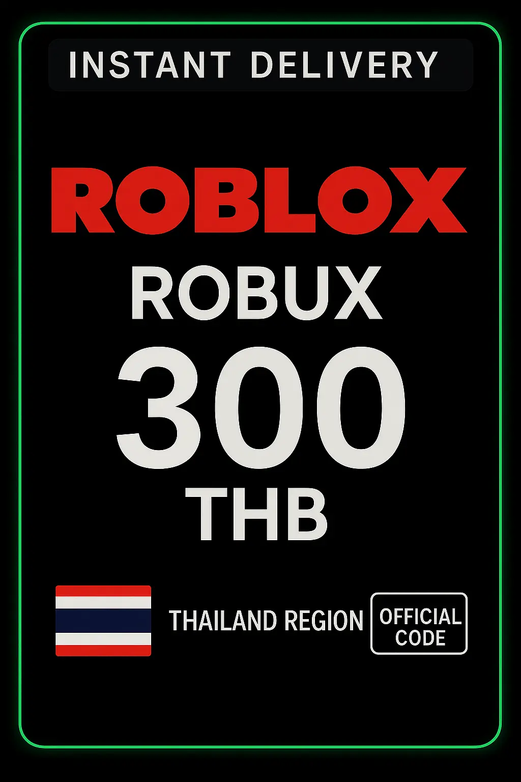 Roblox 300 THB Игра́вная Карта (TH) Roblox 300 THB Игра́вная Карта (TH)