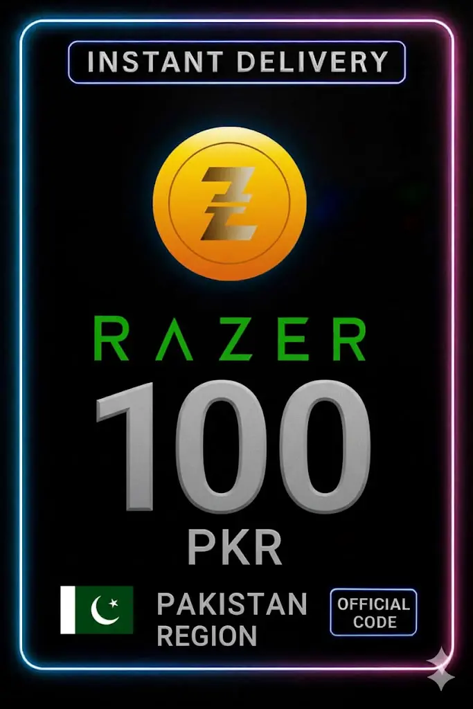 Razer Gold Пакистан PKR 100 Razer Gold Пакистан PKR 100