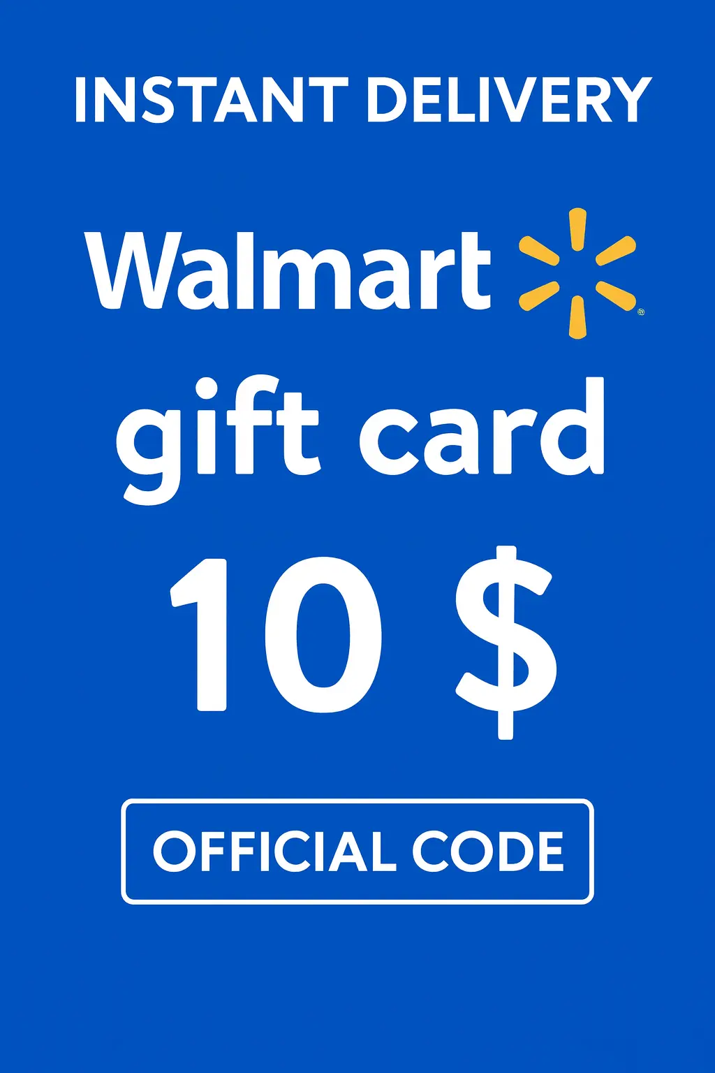 Walmart белек картасы - 10$ Walmart белек картасы - 10$