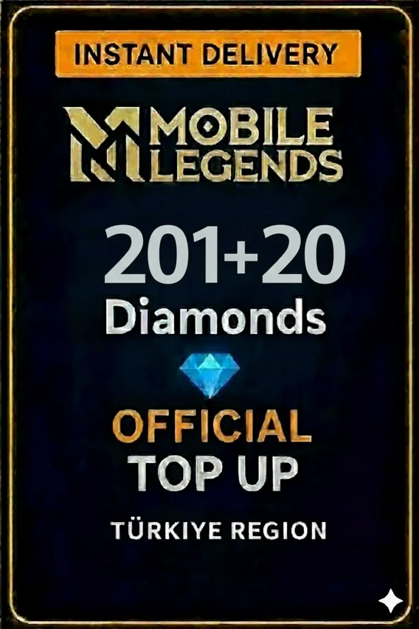モバイルレジェンズ 201 + 20ダイヤモンド トップアップ (トルコ) モバイルレジェンズ 201 + 20ダイヤモンド トップアップ (トルコ)