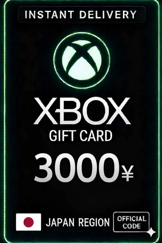 Xbox Live Gift Card 3000 Yen Wallet Xbox Live Gift Card 3000 Yen Wallet