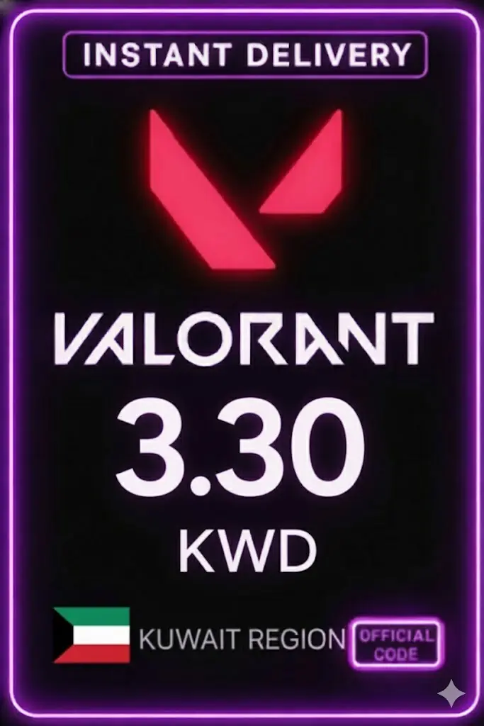 Valorant Points 3.30 KWD Wallet KW Valorant Points 3.30 KWD Wallet KW