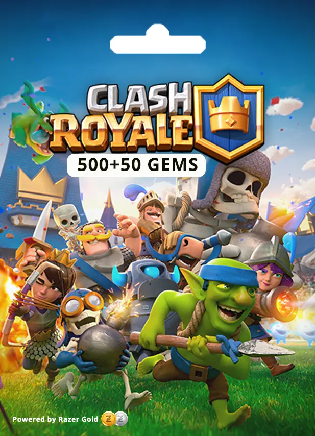 Clash Royale - 500 + 50 Gems (Global)