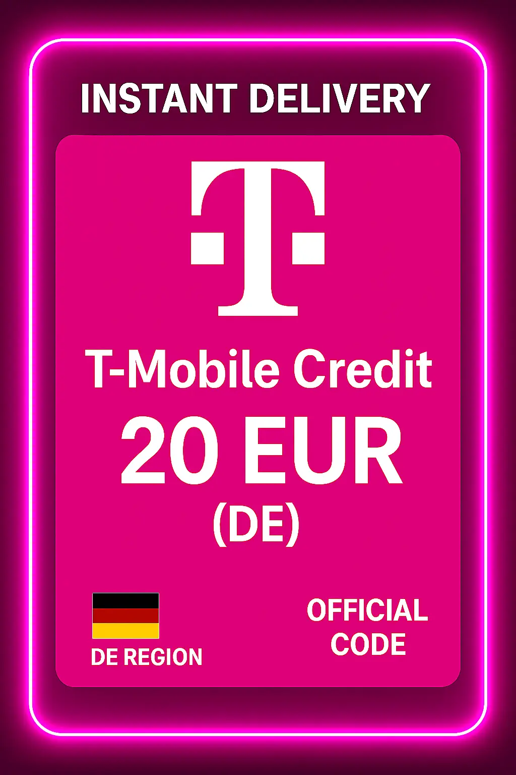 T-Mobile Kredit - 20 EUR (DE) T-Mobile Kredit - 20 EUR (DE)
