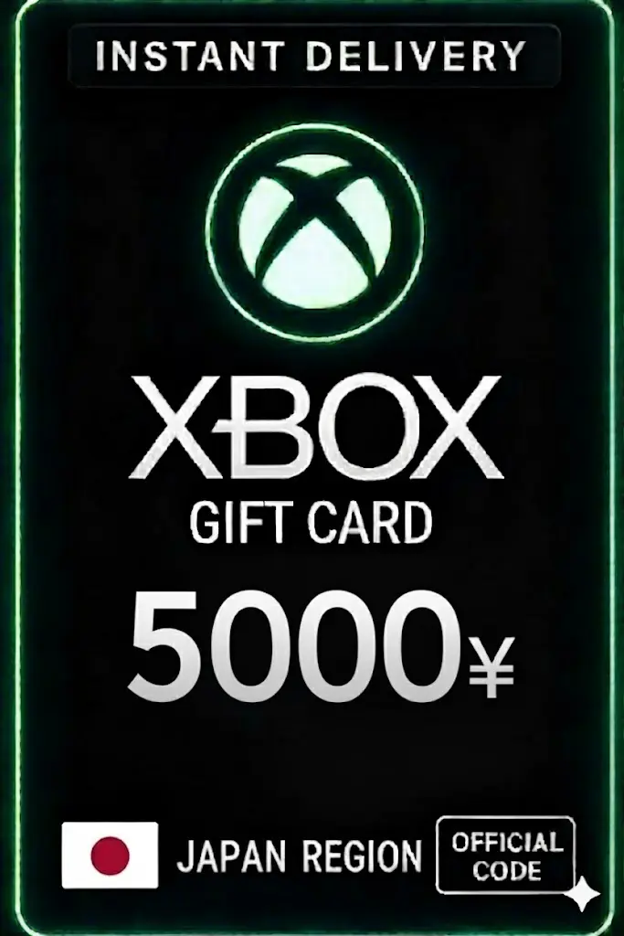 Xbox Live Gift Card 5000 Yen Wallet Xbox Live Gift Card 5000 Yen Wallet