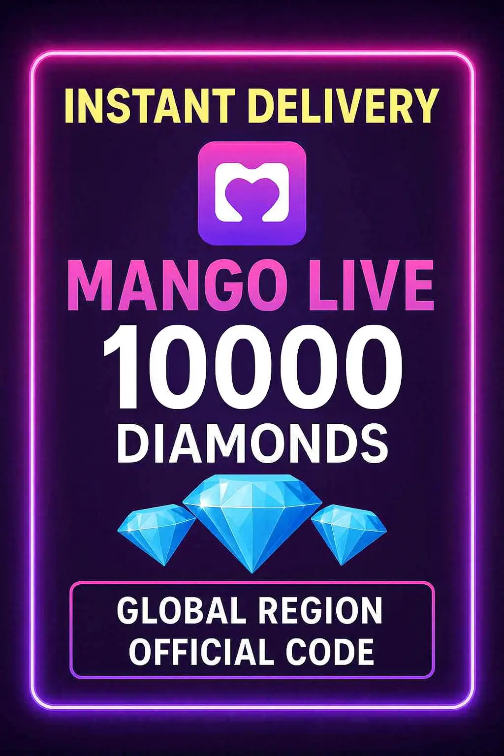 Mango Live Top-Up - 10.000 Diamonds Mango Live Top-Up - 10.000 Diamonds