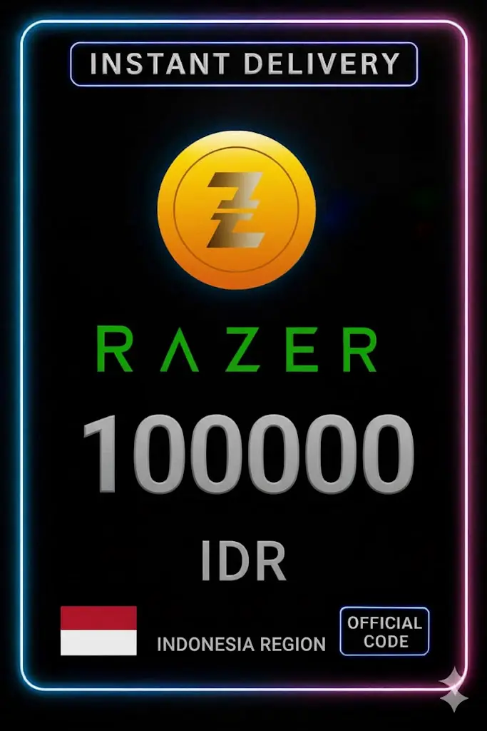 Razer Gold Индонезия IDR 100000 Razer Gold Индонезия IDR 100000