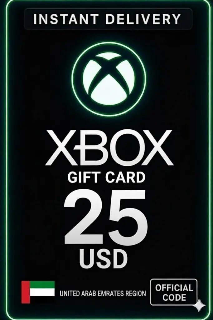 Xbox Gift Card Arab Emirates - 25$ - 99 AED Xbox Gift Card Arab Emirates - 25$ - 99 AED