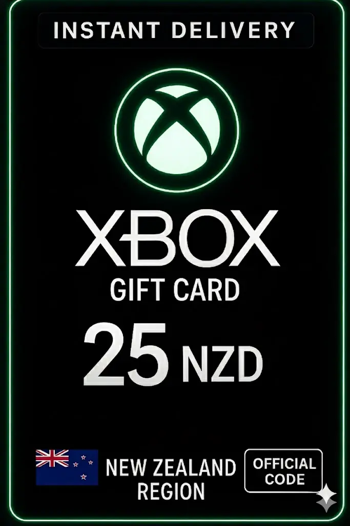 XBOX Live Card New Zealand - 25 NZD XBOX Live Card New Zealand - 25 NZD