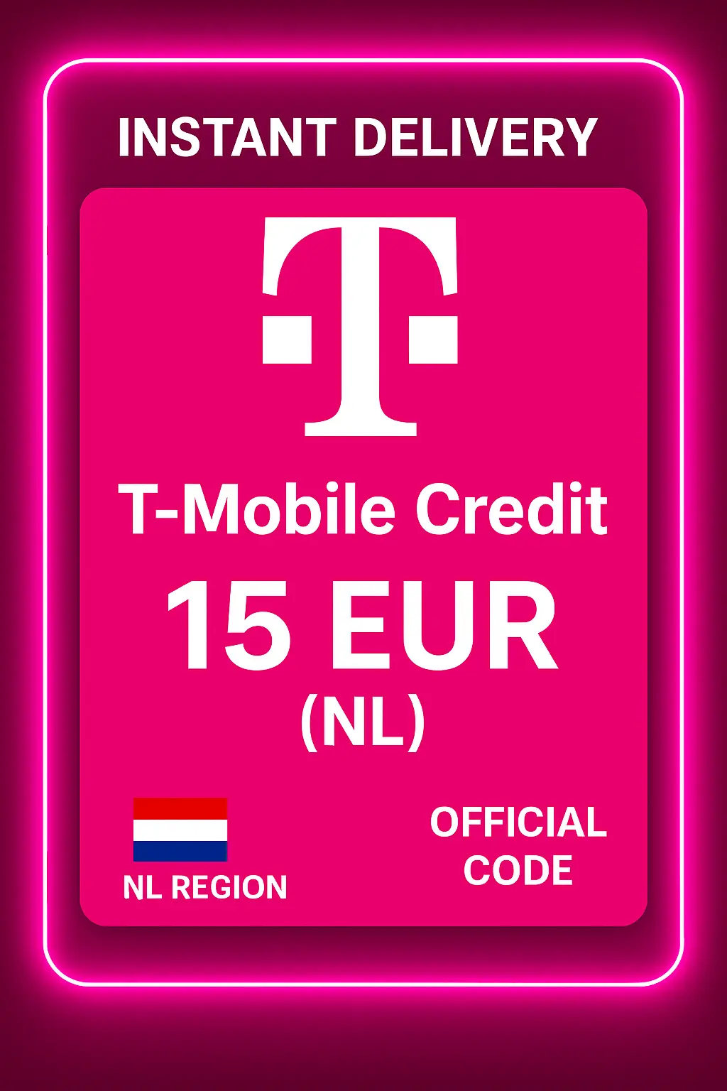 T-Mobile Kredit - 15 EUR (NL) T-Mobile Kredit - 15 EUR (NL)