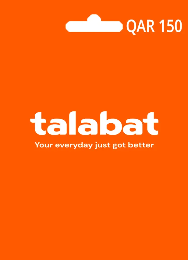 Талабат ваучер Катар - 150 QAR Талабат ваучер Катар - 150 QAR