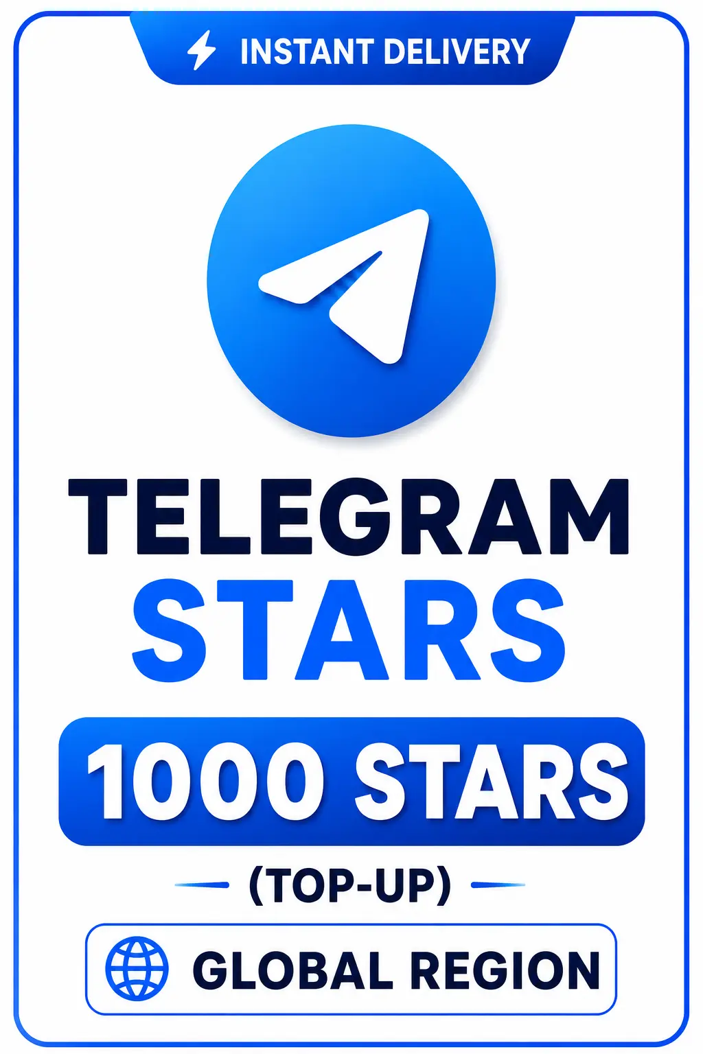 Telegram - 1000 Stars (Top-Up) Telegram - 1000 Stars (Top-Up)