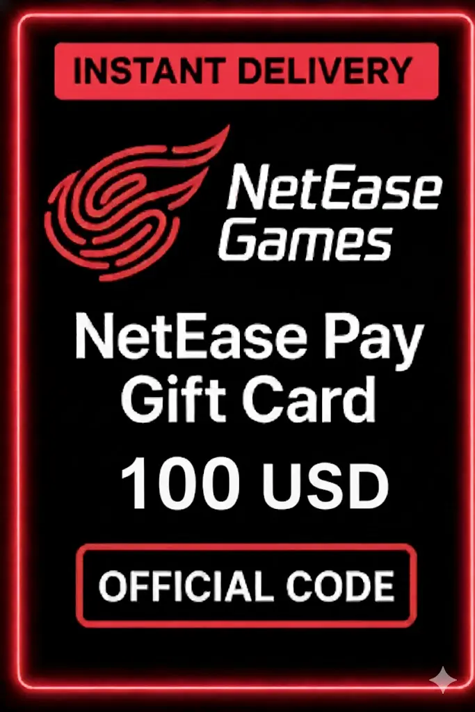 Cartão Presente NetEase Pay - 100$ USD Cartão Presente NetEase Pay - 100$ USD