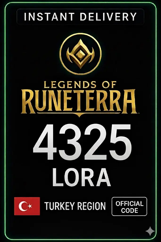 Legends of Runeterra - 4325 LoRa (Türkçe) Legends of Runeterra - 4325 LoRa (Türkçe)