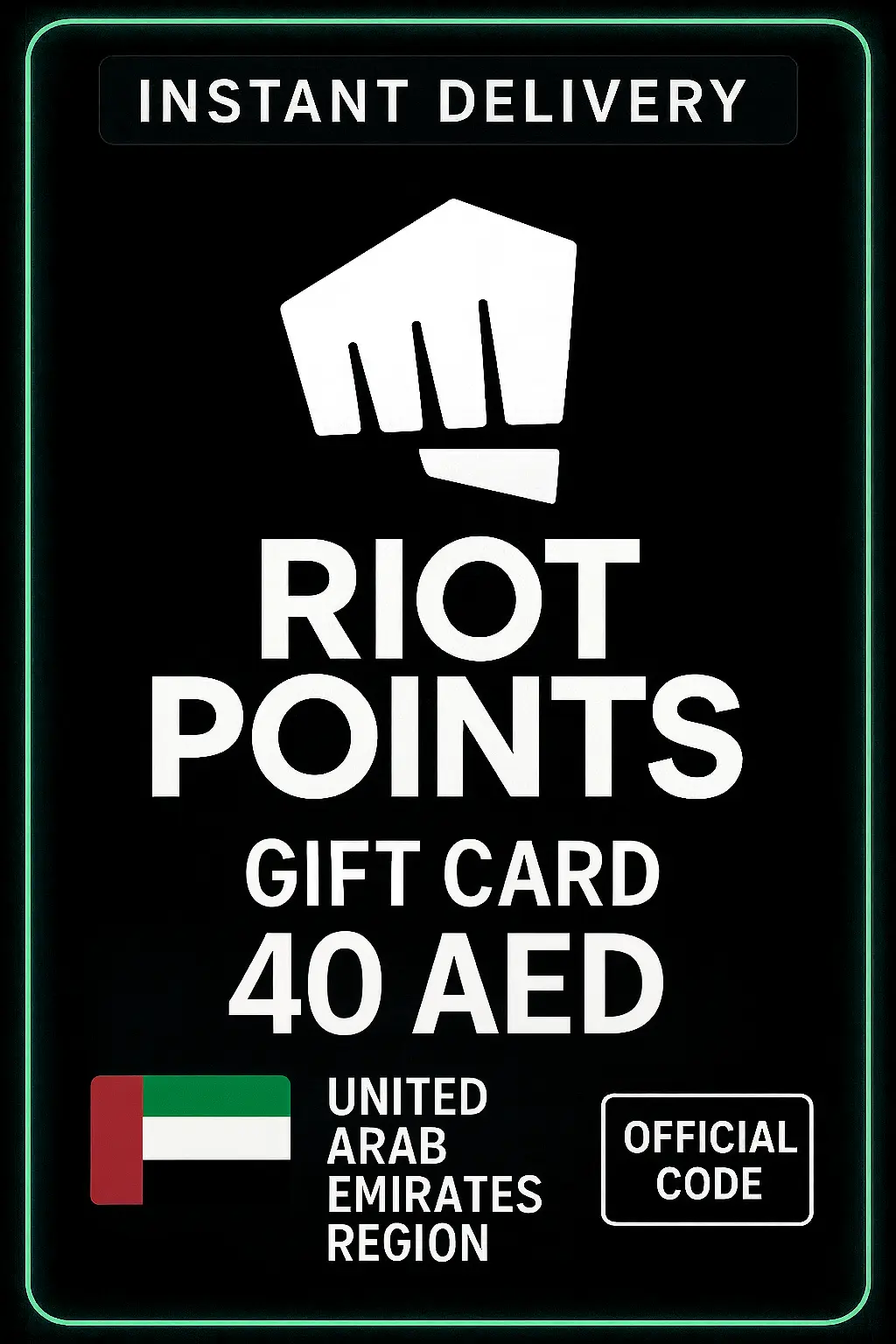 Riot Access Förenade Arabemiraten - 40 AED Riot Access Förenade Arabemiraten - 40 AED