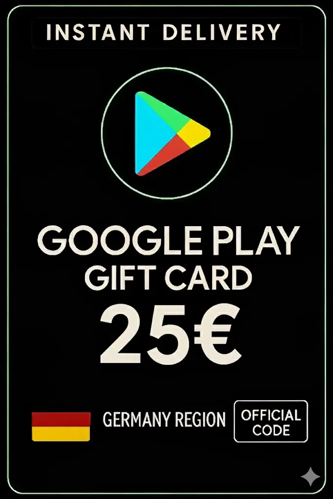 Google Play Gift Card - Jerman 25 € DE Google Play Gift Card - Jerman 25 € DE