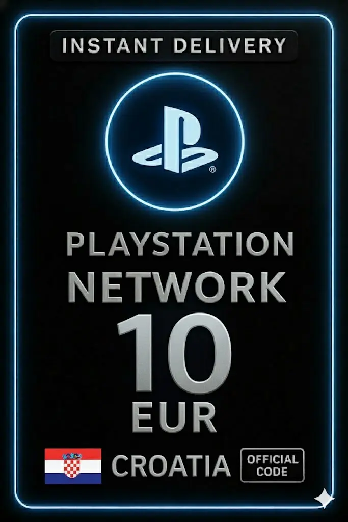 PSN karta Chorvatsko - 10 EU HR PSN karta Chorvatsko - 10 EU HR