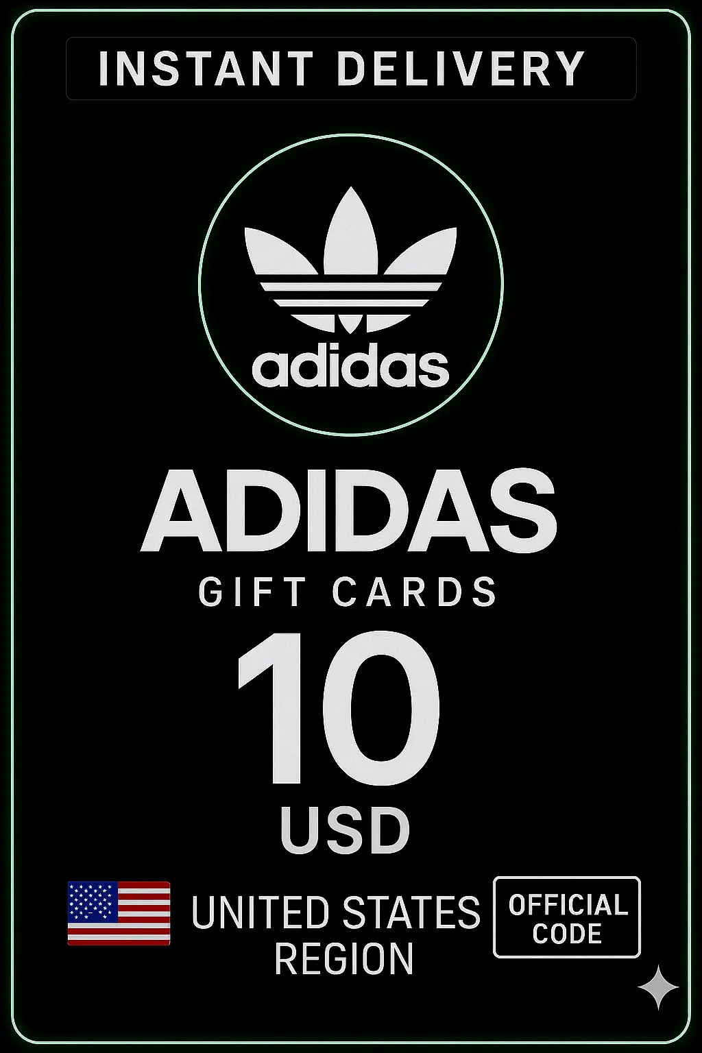 Adidas 10 USD Adidas 10 USD