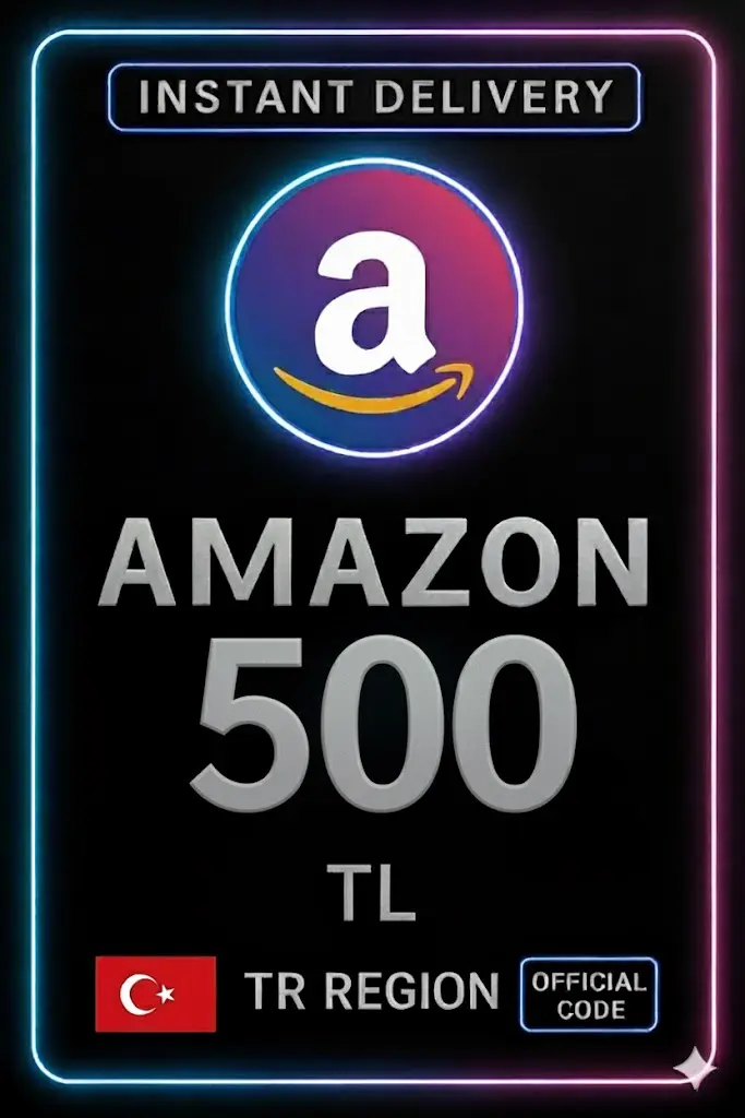 अमेज़न उपहार कार्ड 500 TL अमेज़न उपहार कार्ड 500 TL