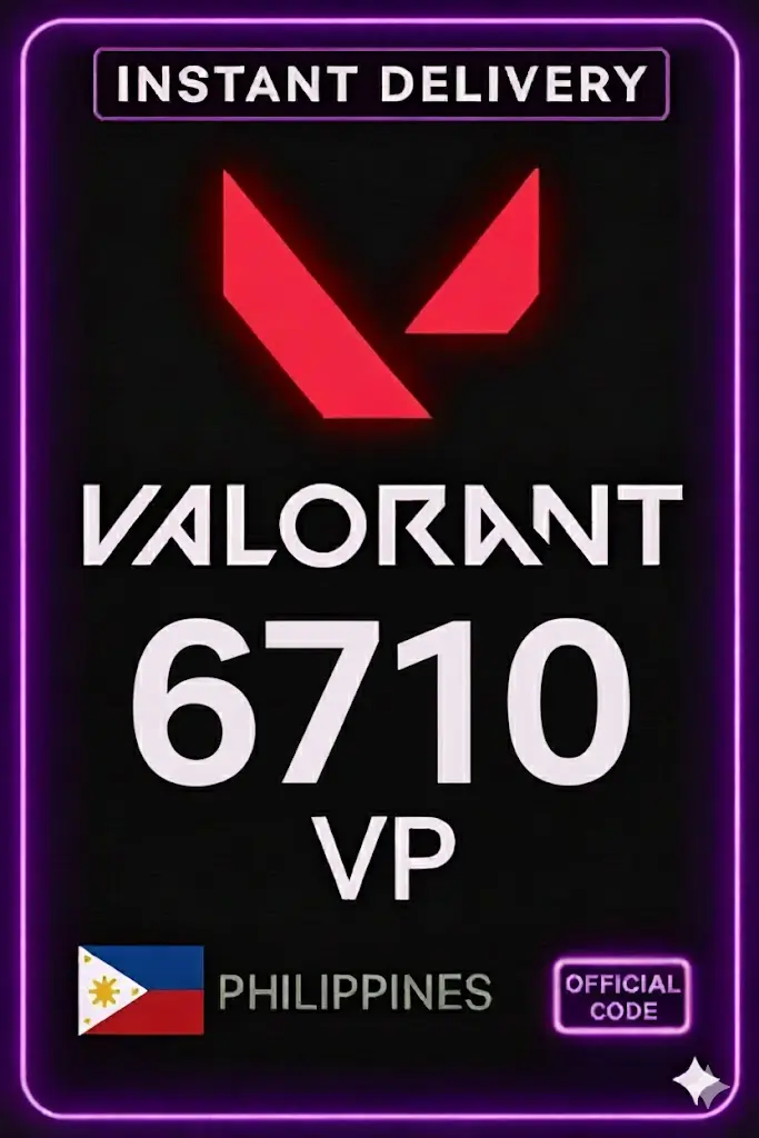 Valorant Points - 6710 VP (Philippines) Valorant Points - 6710 VP (Philippines)