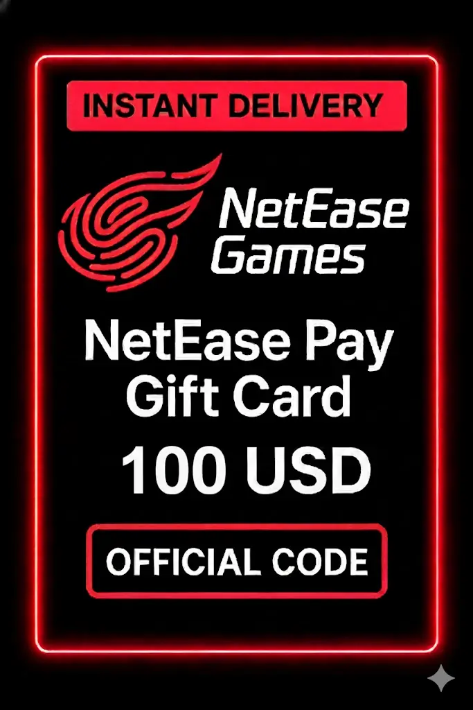 Carte cadeau NetEase Pay - 100 $ USD Carte cadeau NetEase Pay - 100 $ USD