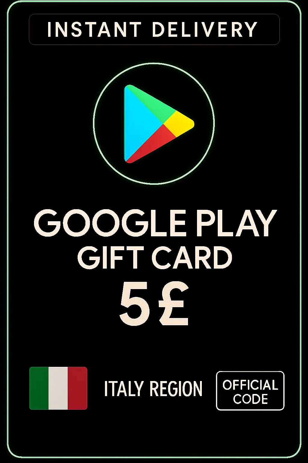 Google Play подаръчна карта - Италия 5 € (IT) Google Play подаръчна карта - Италия 5 € (IT)