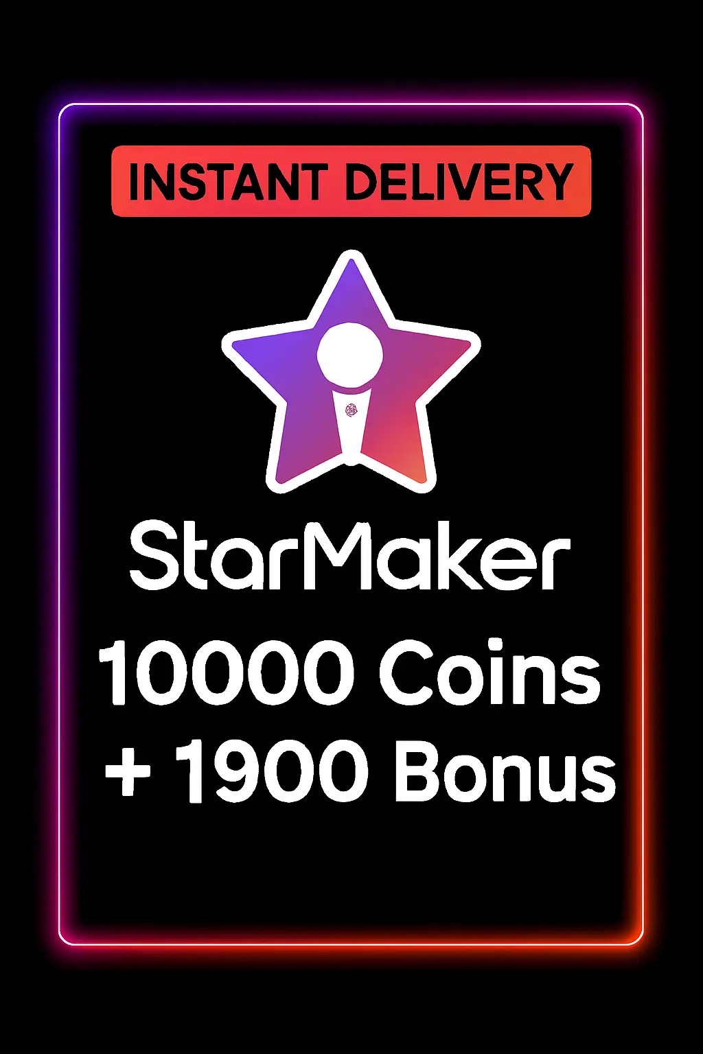StarMaker 10000 Pul + 1900 Bonus StarMaker 10000 Pul + 1900 Bonus