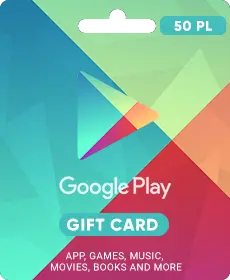 Карта за подаръци Google Play - Полша PL 50 Карта за подаръци Google Play - Полша PL 50