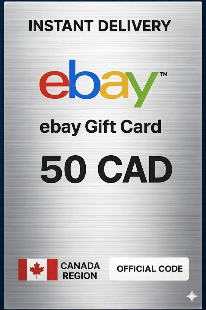 eBay Gift Card 50 CAD eBay Gift Card 50 CAD