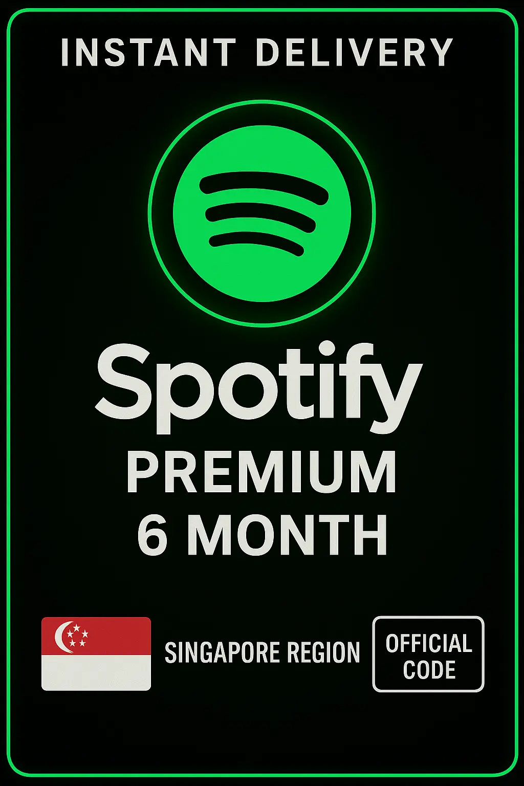 Spotify SG - 6 Month Premium Spotify SG - 6 Month Premium