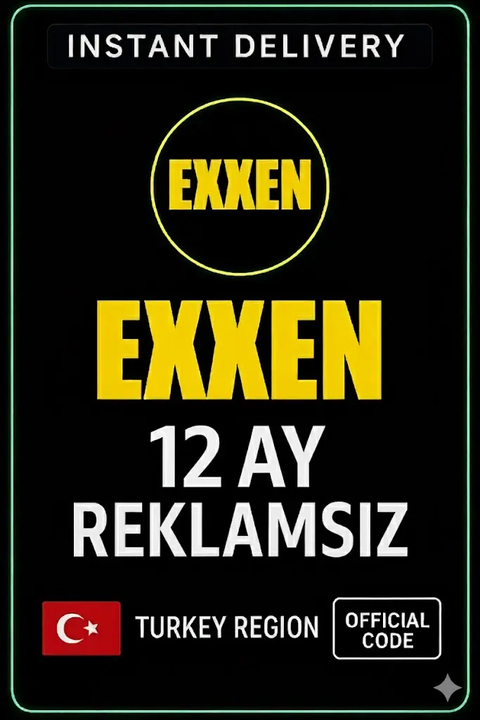 Exxen 12 Ay Üyelik (Reklam Yok) Exxen 12 Ay Üyelik (Reklam Yok)