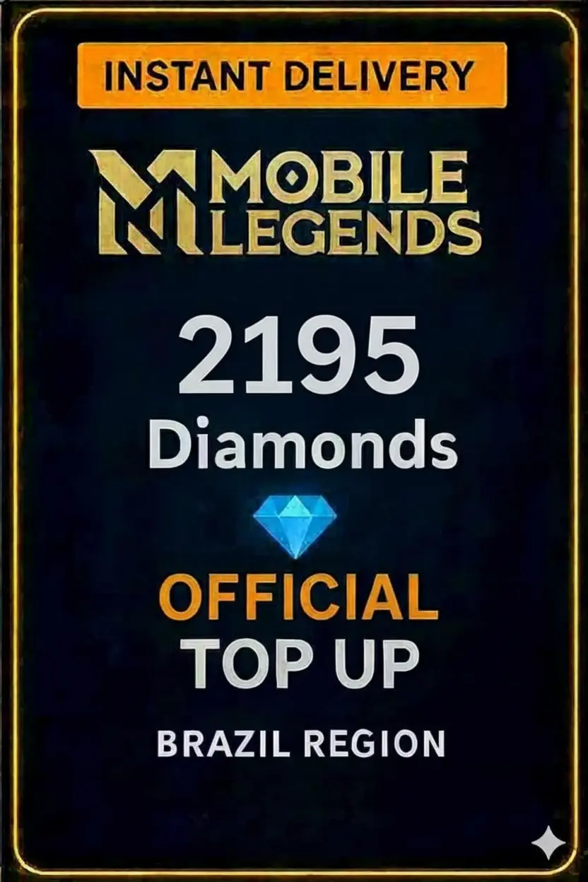 Mobile Legends - 2195 диаманта Top-Up (Бразилия) Mobile Legends - 2195 диаманта Top-Up (Бразилия)
