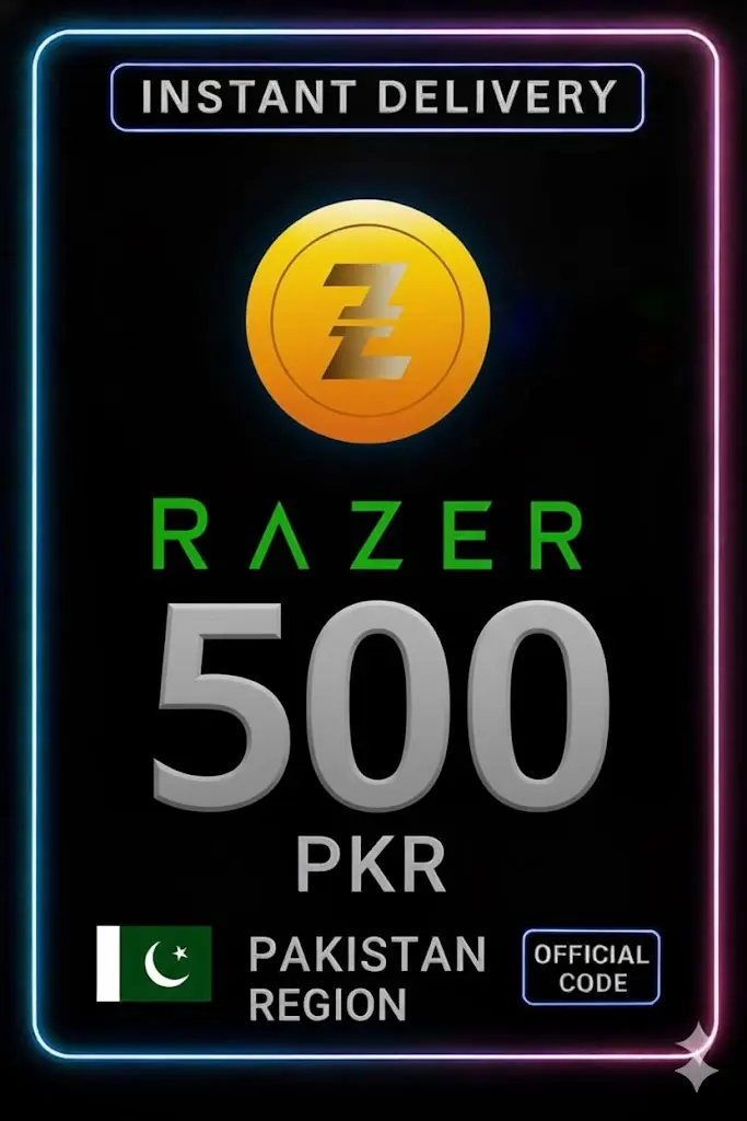 Razer Gold Пакистан PKR 500 Razer Gold Пакистан PKR 500